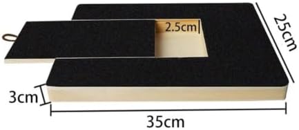 Nail File Treat Dispenser for Dogs, Wooden Dog Nail Scratching Pad