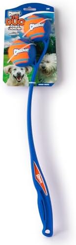 Chuckit! The Duo 22M Double Launcher Dog Toy 22", Two Medium Tennis Balls