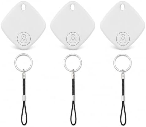 Itagpro GPS Tracker, Real-Time Global Location and Two-Way Finder for iOS and Android, with Lanyards，White：3-Pack