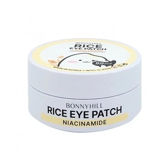 RICE EYE PATCH MOISTURIZING & NOURISHING NIACINAMIDE MADE IN KOREA 90G/3.17OZ./ 60PCS (PACK OF 1)