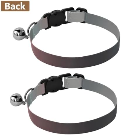 Pink and Black Gradient Ombre Easy to Clean Puppy Collar 2 Pack Collar for Puppy