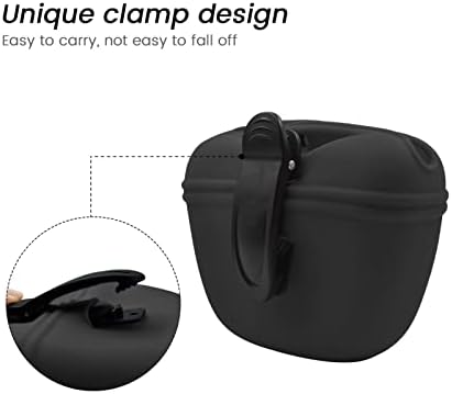 AUDWUD Silicone Dog Treat Pouch with Clicker Magnetic Closure Secure Clip