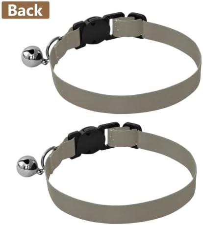 Green Red Gradient Metal Bell Included Cats Collar 2 Pack Lightweight Pet Collar for Cats and Dogs