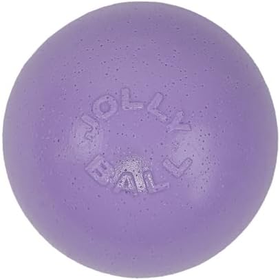 Jolly Pets Bounce-n-Play Dog Toy Ball, 6 Inches/Medium, Light Purple