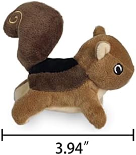 Glow Pups Hide and Seek Dog Toy, Stuffed Animal Tree House, Burrow Dog Toy, Hide and Seek Toy for Small Dogs (Replacement Animals, Squirrel)