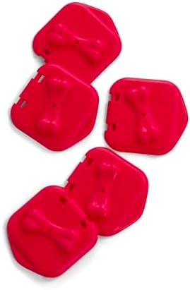 Outward Hound by Nina Ottosson Extra Doors for Dog Brick Interactive Dog Puzzle - 5 Pack, Red