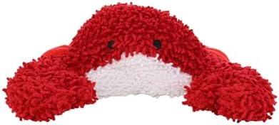 MIGHTY Tuffy Microfiber Medium Ball Crab Dog Toy