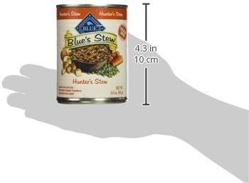 Blue Buffalo Blue's Stew Duck Adult Grain-Free Wet Dog Food, 12.5 oz, 12 ct | Grain-Free, Real Duck First, Hunter's Stew Recipe, Feed as Treat, Topper, or Meal
