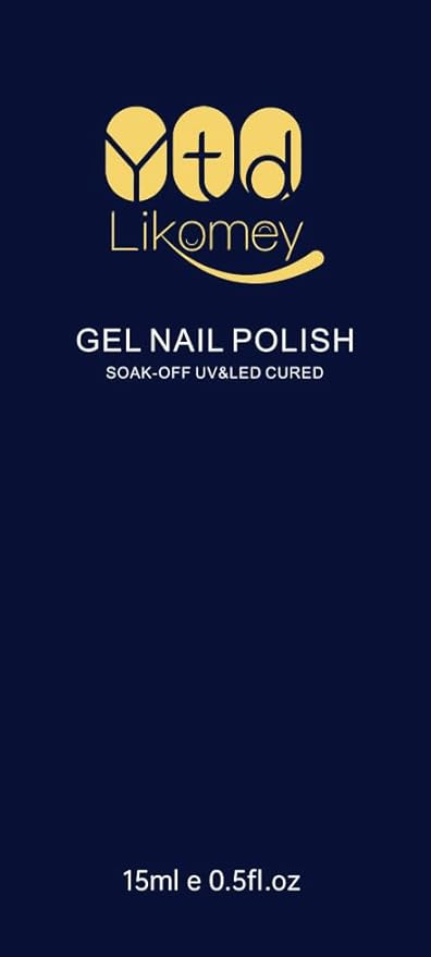 YTD Likomey Van Dyke Brown Gel Nail Polish,15ml Salon Home DIY Nail Art Manicure and Pedicure Fall Winter Soak Off UV Color Varnish,CS217