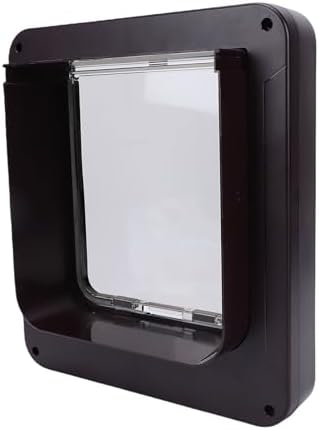 Smart Pet Door, Easy Installation Smart Sensor Dog Door with Collar and Remote Control, Pet for Kitty, Kittens, Dog