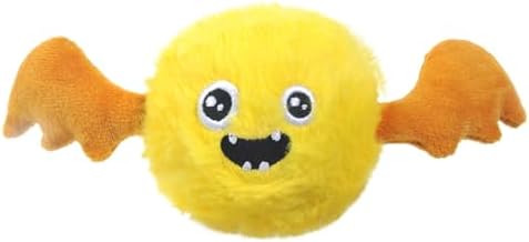 TwoEar Squeaky Ball Dog Toys for Small Dogs, Yellow