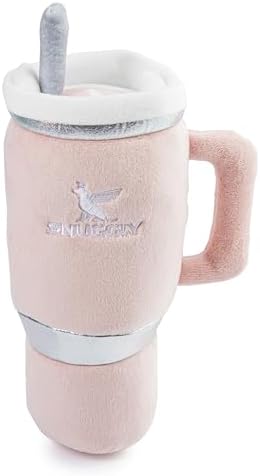 Haute Diggity Dog Snuggly Cup Plush Dog Toy Tumbler Parody Stuffed Chew Toy