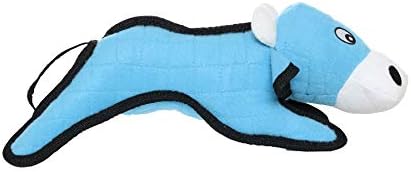 TUFFY® : Cow Dog Toy: Ultra Durable Plush Toy with Multiple Layers & Reinforced Seams, Washable and Floats, Original Construction