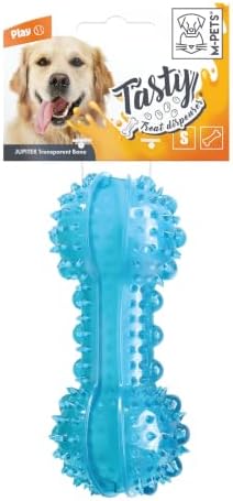 MPETS Clear Jupiter Bone Treat Dispenser for Dogs, 1 Piece