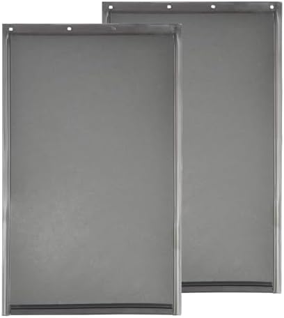 AMZOO Medium Dog Door Replacement Flap PetSafe 8 1/8”x12 7/8” 2 Packs | Compatible Freedom PAC 11-11038 Pet Door Flaps Magnetic Closure Weather-Resistant Durable Non-Toxic Silicone Easy Install