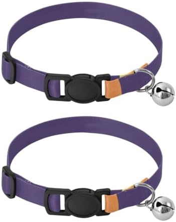 Halloween Polka Dot Cat Collars 2 Pack Adjustable Pet Collar Adjustable 10.6 to 17.1 Inches