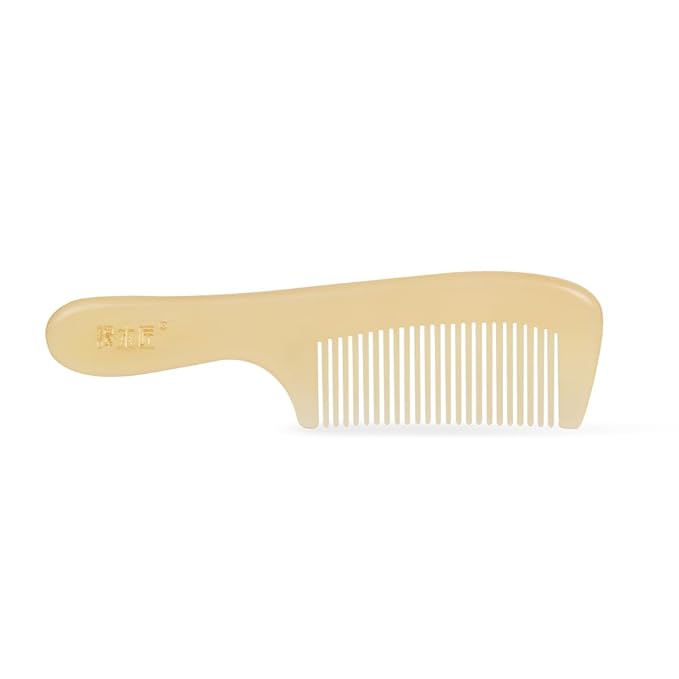 TAN MUJIANG Hair Comb Sheep Horn Mini Size Portable 1pc