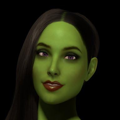 Go Ho 6 Colors Green Face Body Paint,Cream Washable Formula Face Painting for Halloween Cosplay,Body Paint FX Makeup Palette,Professional Costumes Face Paint Green Makeup