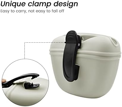 AUDWUD Silicone Dog Treat Pouch with Clicker Magnetic Closure Secure Clip
