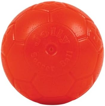 Jolly Pets Mini Jolly Soccer Ball; Floating-Bouncing Dog Toy; 3" Orange (Pack of 2)