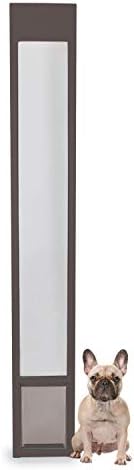 PetSafe Sliding Glass Pet Door, 1 Piece, Medium Dogs to 40 lb, Bronze