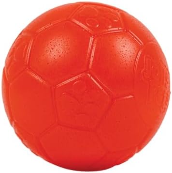 Jolly Pets Mini Soccer Ball Dog Toy, 3 in, Orange - Durable