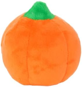 MIGHTY Tuffy Small Pumpkin Ball: Ultra Durable Plush Dog Toy