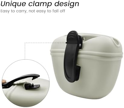 AUDWUD Silicone Dog Treat Pouch with Clicker Magnetic Closure Secure Clip