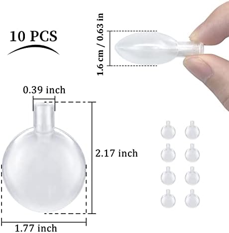 WishLotus Replacement Squeakers for Dog Toys, 45mm Toy Noise Maker Plush Toy Repair Reed Insert Airbag Replacement for Dog Cat Toy Repair Round(Large 10pcs)