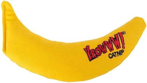 Yeowww! Catnip Chi-CAT-a Banana Toy for Cats - 7 Inches - Durable Cotton Twill - Made in the USA - Stuffed with Organically Grown Catnip (Pack of 3)