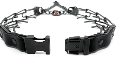 Herm Sprenger Prong Collar for Dogs Training – Quick Release Buckle & Swivel Ring for Easy Use – Made of Durable Steel Chrome Plated in Germany– 3.2mm Prongs for Large Dogs with 20-26" Neck