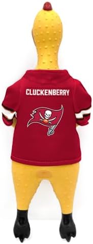 Littlearth NFL Team Rubber Chicken Pet Toy - Officially Licensed Teams
