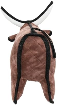 TUFFY® : Medium Bull Dog Toy: Ultra Durable Plush Toy with Multiple Layers & Reinforced Seams, Washable and Floats, Original Construction