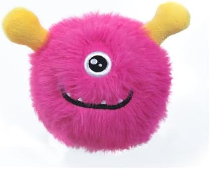 TwoEar Squeaky Ball Dog Toys for Small Dogs, Rose