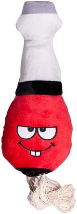 Squeaky Dog Plush Toy, Tools Bite_Stick Collection, 12", for Various Sized Dogs (Screwdriver, Large)