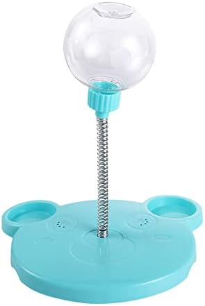 Pet Toy Treat Dispenser, Interactive Treat Leaking Toy for Cat Dog Slow Feeder Funny Pet Product Accessories(Blue)