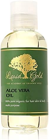 Liquid Gold Inc - 4 oz - Premium Aloe Vera Oil - 100% Pure Natural Organic Skin Hair Body Care