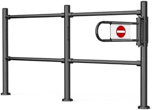 Heavy Duty Metal Swing Safety Gate - Spring-Loaded One-Way Entry Door with Auto Close Feature, Ideal for Pets & Kids, Durable & Secure Design for Indoor/Outdoor Use