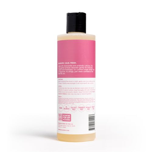 Her Fantasy Box | Sensitive Probiotic+ Gentle Cleanser – Fragrance-Free, pH Balanced Body Wash with Chamomile & Probiotic Lysates, Vegan & Cruelty Free, 8 oz