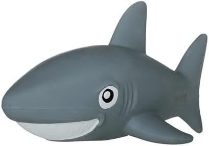 Sea Squeaker Natural Rubber Animal Dog Toy for Small Medium Large Dog Toy, Shark