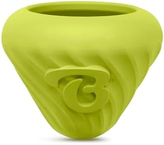 Benebone Natural Rubber Cone Interactive Enrichment Treat Dispensing Dog Toy - Slow Feeder - Great for Meals and Boredom