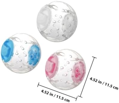 Toddmomy Treat Material Balls Cats Interactive for Dispensing 3pcs Pet, Abs Food Dispensing for Playing and Reward, Sturdy Snack Dispenser and Dogs for Indoor and Outdoor Use