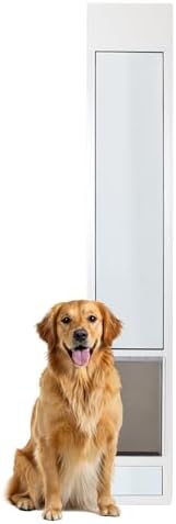PetSafe Sliding Glass Pet Door, 1 Piece, Large-Tall Dogs to 130 lb, White