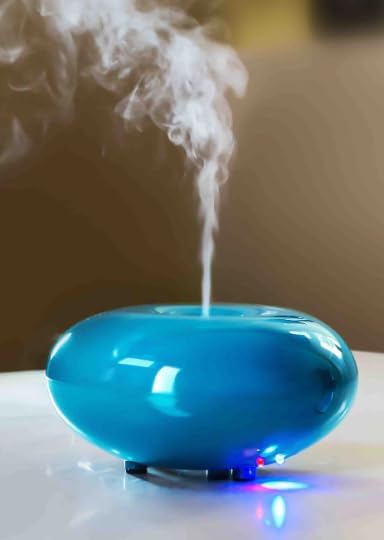 Blue Mizu(Water) Sleek Design Essential Oil Ultrasonic Diffuser Timer LED Light Aromatherapy