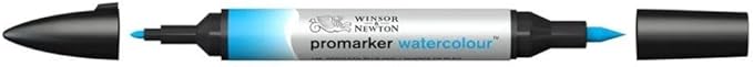 Winsor & Newton ProMarker Watercolor Marker, Cerulean Blue Hue
