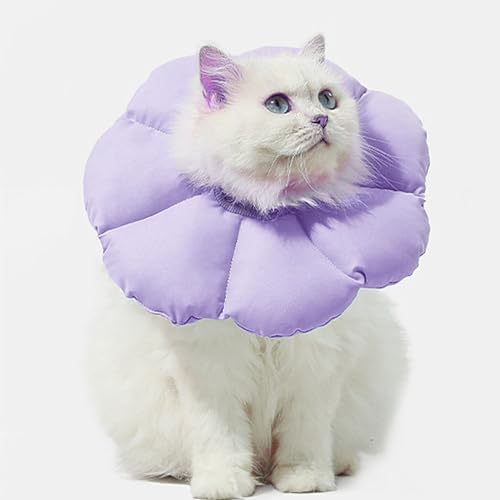 Adjustable Cat Cone Collar Flower Shape Soft and Recovery for Home Use 1
