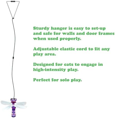 Meowijuana Jump 'n' Jamb Dragonfly Cat Toy and Catnip Blend | High Potency