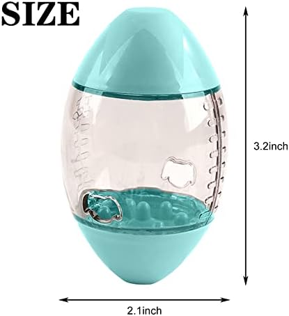 ALI2 Lizard Feeder Toys Bearded Dragon Enrichment Reptile Interactive Rugby Shape Toy for Bearded Dragon, Lizard, Gecko and Small Animals