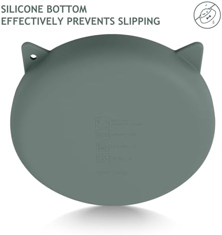 Coomazy Slow Feeder Cat Bowl Silicone Pet Puzzle Feeder for Slow Eating