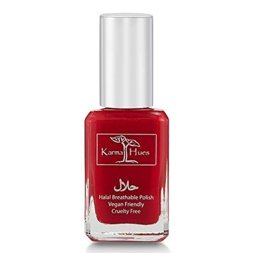 karma organic Halal Nail Polish Certified - Truly Breathable Cruelty Free and Vegan - Oxygen Permeable Wudu Friendly Nail Enamel (RABIA)